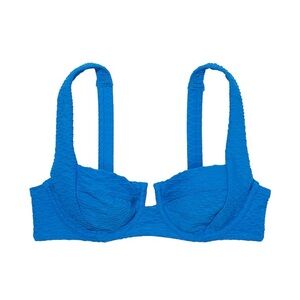 Like new Victoria’s Secret blue bikini top 36C